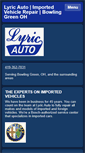 Mobile Screenshot of lyricauto.com